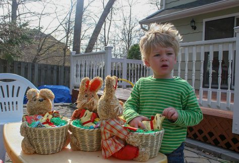 Osternester mit „kindersicheren“ Schokohasen