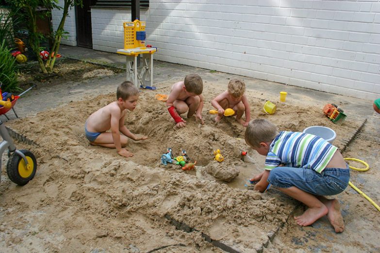 Sandmatsche nach Herzenslust