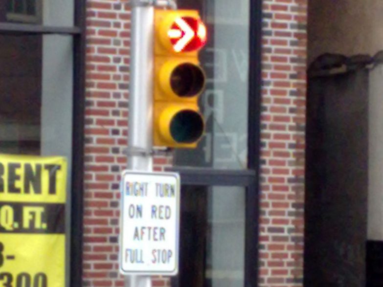 Right turn on red