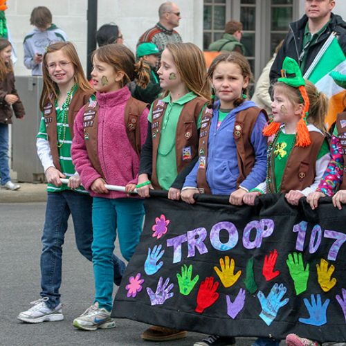 Girl Scouts unterwegs