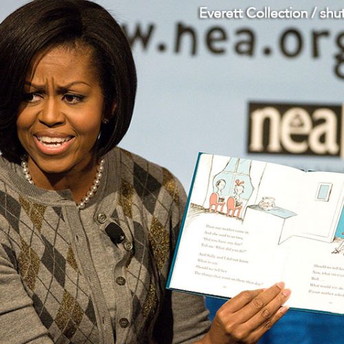 Michelle Obama liest aus Dr. Seuss vor