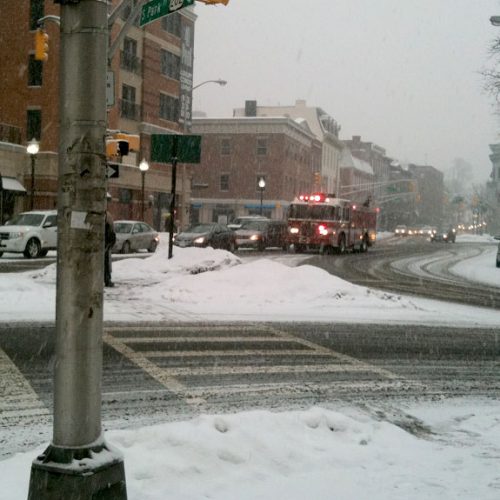 Die Feuerwehr macht keine Schnee-Pause