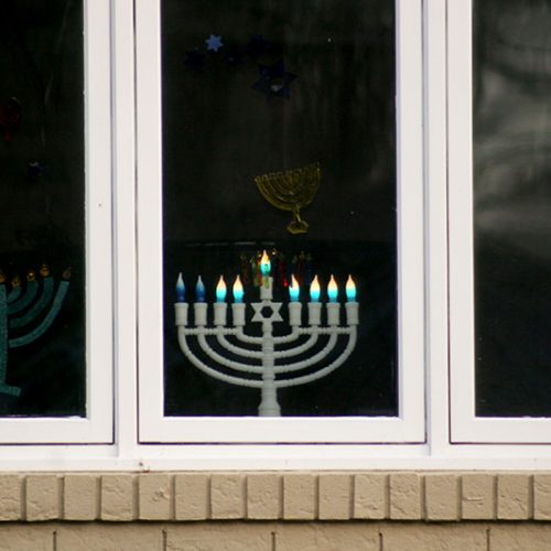 Hanukkah-Deko