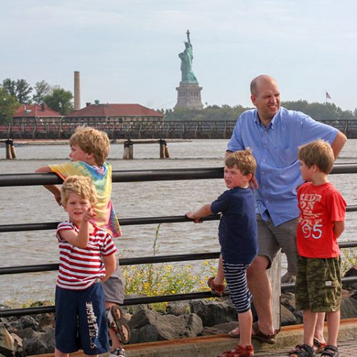 Picknick unter der Lady Liberty