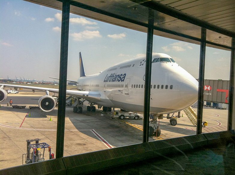 Unser Flieger nach Deutschland