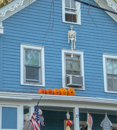 Leuchtende pumpkins