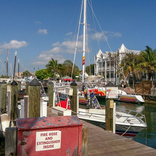 Bootssteg in Key West