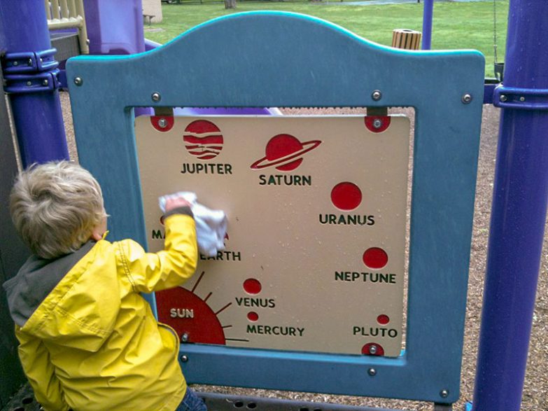 Astronomie auf dem Spielplatz