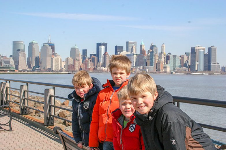 Unsere Jungs: schon ein kleines bisschen amerikanisch