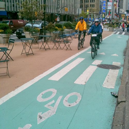 New York ist Fahrrad-freundlich