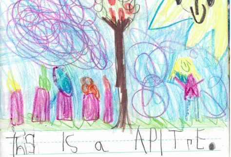 „This is an apple tree”